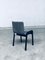 Postmodern Leather Dining Chairs, Italy, 1980s, Set of 4 13
