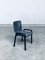 Postmodern Leather Dining Chairs, Italy, 1980s, Set of 4, Image 15
