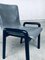 Postmodern Leather Dining Chairs, Italy, 1980s, Set of 4 6