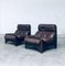 Brazilian Style Leather Lounge Chairs, 1970s, Set of 2 34
