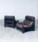 Brazilian Style Leather Lounge Chairs, 1970s, Set of 2 24