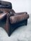 Brazilian Style Leather Lounge Chairs, 1970s, Set of 2 7