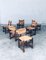 Sedie da pranzo Craftsman in quercia e giunco, Francia, anni '40, set di 6, Immagine 20