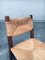 Sedie da pranzo Craftsman in quercia e giunco, Francia, anni '40, set di 6, Immagine 11