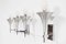 2 Einzel- und 1 Doppel Wandlampe aus Aluminium von Gaetano Sciolari, 1960er, 3er Set 36