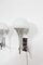 Lampade da parete 2 singole e 1 doppia in alluminio di Gaetano Sciolari, anni '60, set di 3, Immagine 14