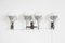 Lámpara de pared 2 individuales y 1 doble de aluminio de Gaetano Sciolari, años 60. Juego de 3, Imagen 15