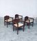 Dutch Modern Amsterdam School Dining Chairs, 1910s, Set of 4 48