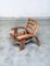 Postmodern Adjustable Oak Lounge Chair, 1980s 20