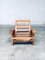 Postmodern Adjustable Oak Lounge Chair, 1980s 28