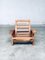 Postmodern Adjustable Oak Lounge Chair, 1980s, Image 28