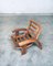 Postmodern Adjustable Oak Lounge Chair, 1980s 19