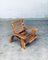 Postmodern Adjustable Oak Lounge Chair, 1980s, Image 12