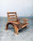 Postmodern Adjustable Oak Lounge Chair, 1980s 11