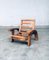 Postmodern Adjustable Oak Lounge Chair, 1980s 29