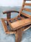 Postmodern Adjustable Oak Lounge Chair, 1980s, Image 4