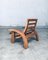 Postmodern Adjustable Oak Lounge Chair, 1980s 14