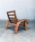Postmodern Adjustable Oak Lounge Chair, 1980s, Image 17