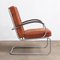 Model 409 Terra Cotta Easy Chair by W.H. Gispen for Gispen Culemborg, 1960s, Image 3