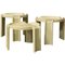 Off-White Plastic Nesting Tables by Giotto Stoppino for Kartell, 1970s 1