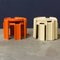Off-White Plastic Nesting Tables by Giotto Stoppino for Kartell, 1970s 2