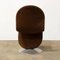 Brown 1-2-3 Series Easy Chair by Verner Panton for Rosenthal, 1980s 4