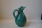 Fluted Green Art Deco Stoneware Jug by Christian Jensen, 1930s, Image 6