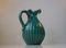 Fluted Green Art Deco Stoneware Jug by Christian Jensen, 1930s 3