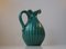 Fluted Green Art Deco Stoneware Jug by Christian Jensen, 1930s, Image 3