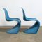 Blue Stacking Chair by Verner Panton for Herman Miller, 1970s 2