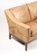 Vintage Danish Three-Seater Tan Leather Sofa, 1970s 4