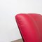 Vintage Superleggera Chair in Red Leather by Joe Colombo for Bieffeplast Italy / B-Line 8