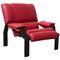 Vintage Superleggera Chair in Red Leather by Joe Colombo for Bieffeplast Italy / B-Line 1