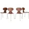 Chaises Ant Vintage par Arne Jacobsen pour Fitz Hansen, Set de 4 1