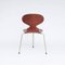 Chaises Ant Vintage par Arne Jacobsen pour Fitz Hansen, Set de 4 5