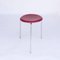 3170 Red Stackable Stools by Arne Jacobsen, 1953, Set of 3 1