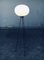 Lámpara de pie trípode italiana opalina, años 50, Imagen 7