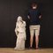 Madonna con Bambino, XX secolo, grande scultura in gesso, Immagine 2