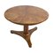 19th Century Biedermeier Round Walnut Salon Table 1