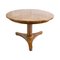 19th Century Biedermeier Round Walnut Salon Table, Image 3