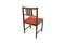 Skandinavische Stühle aus Nussholz, 1960er, 4 . Set 3