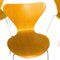 Vintage Laminated 3107 Butterfly Chairs by Arne Jacobsen for Fritz Hansen, Set of 6 5