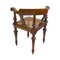 19th Century Wilhelminian Walnut Corner Chair 5