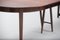 Large Rosewood Dining Table with 3 Extension Leaves, Image 2