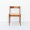 Dining Chairs in Straw and Wood, 1960s, Set of 4, Image 13