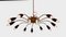 12-Arm Chandelier from Stilnovo, 1950s 2