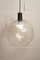 Lámpara de suspensión de bola de vidrio, años 70, Imagen 2