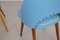 Vintage Vinyl & Beech Dining Chairs, Germany, 1950s, Set of 2 13