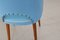Vintage Vinyl & Beech Dining Chairs, Germany, 1950s, Set of 2 14