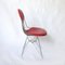 Red Leather DKR Bikini Chairs by Charles and Ray Eames for Vitra, Set of 4, Image 3